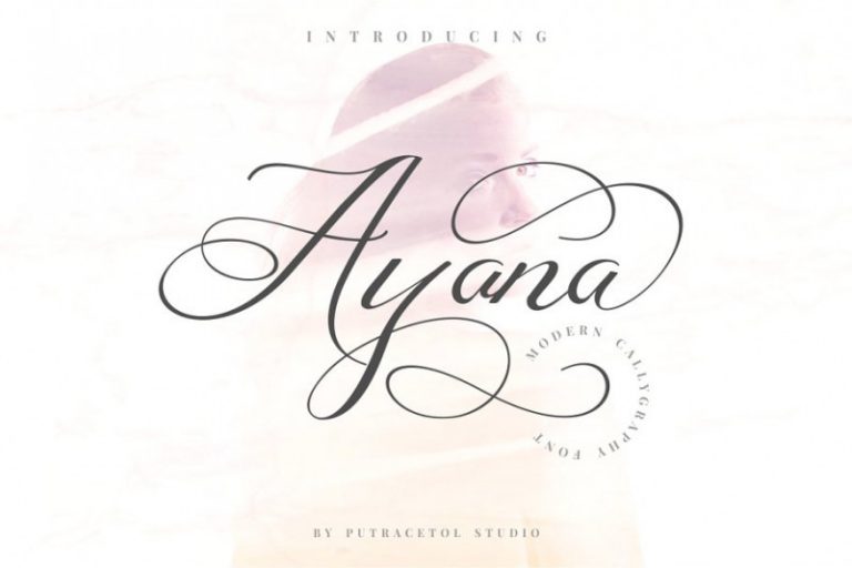 Ayana Calligraphy Font