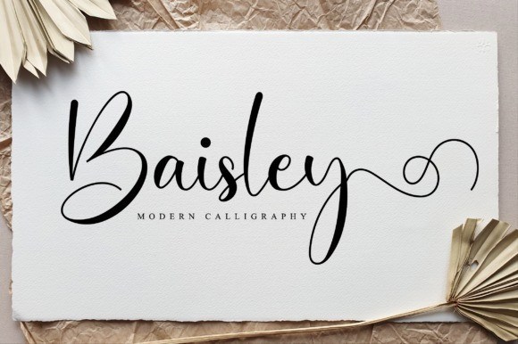 Baisley Calligraphy Font