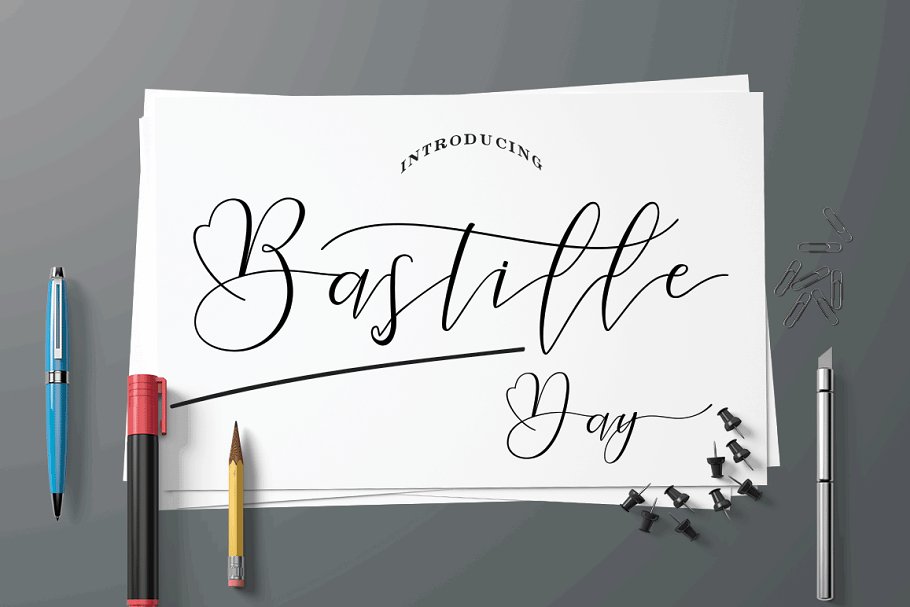 Bastille Day Script Font