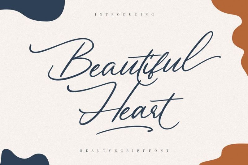 Beautiful Heart Script Font
