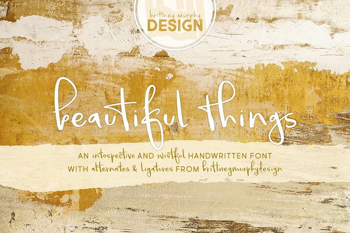 Beautiful Things Handwritten Font