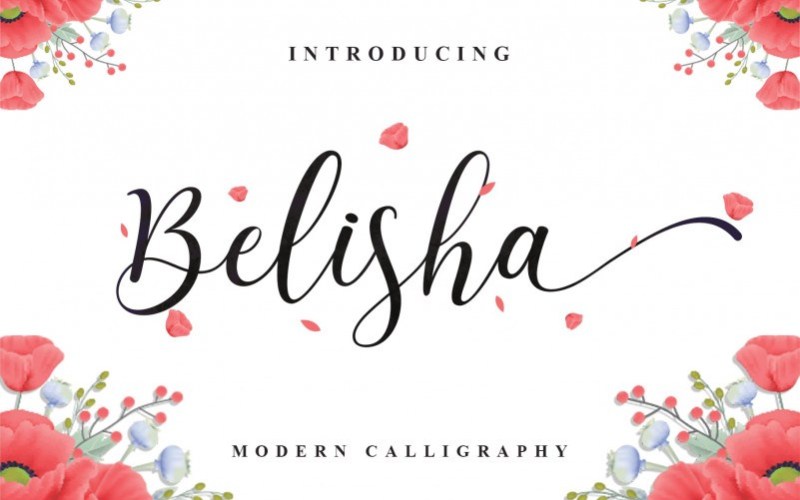 Belisha Calligraphy Font