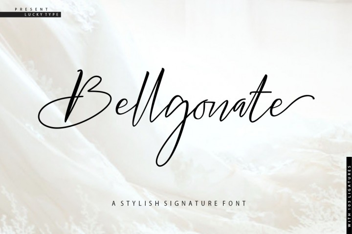 Bellgonate Signature Font