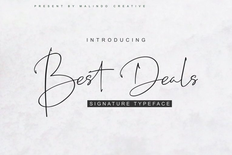 Best Deals Script Font