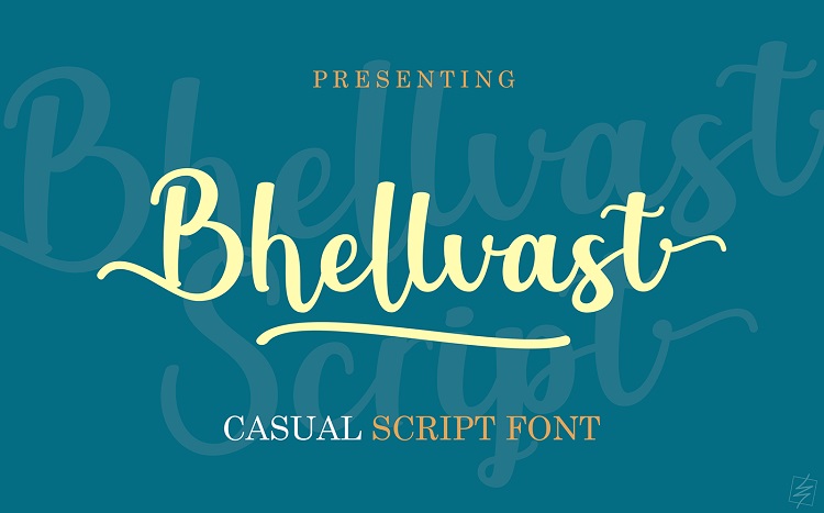 Bhellvast Casual Script Font