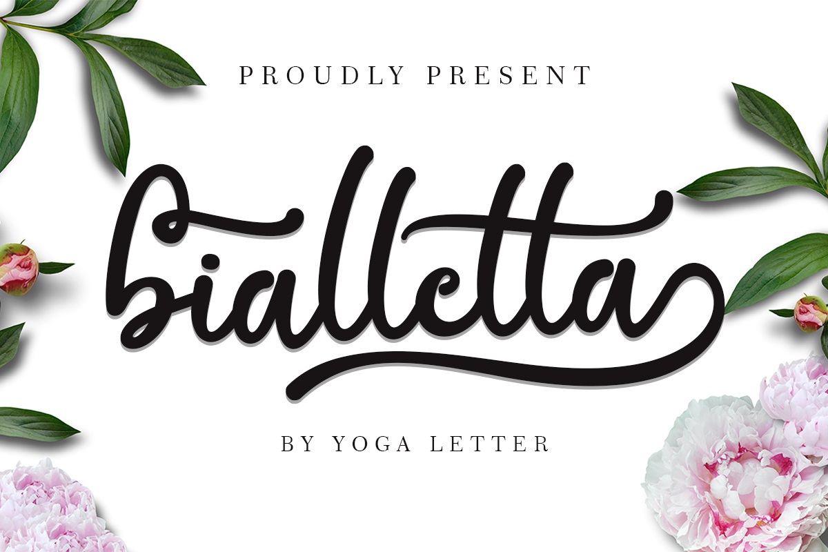 Bialletta Bold Calligraphy Script Font