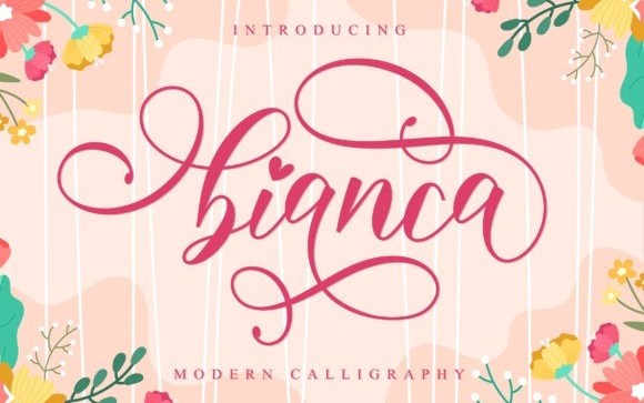 Bianca Calligraphy Font