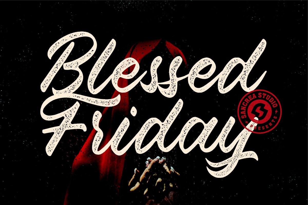 Blessed Friday Script Font