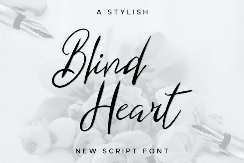 Blind Heart Script Font