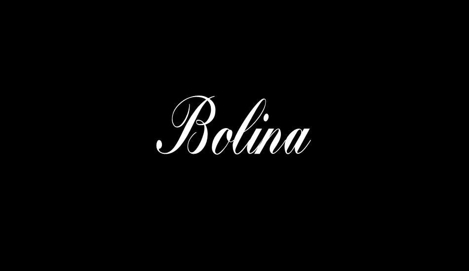 Bolina Calligraphy Script Font