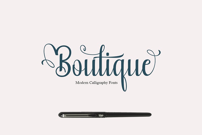 Boutique Calligraphy Font