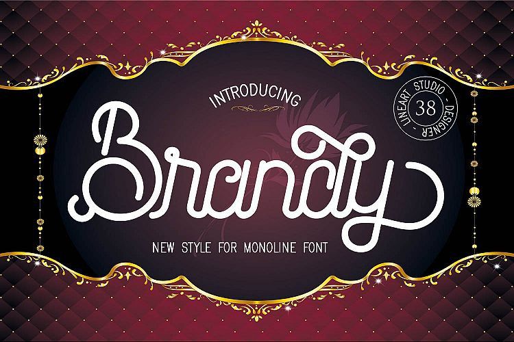 Brandy Monoline Font Duo