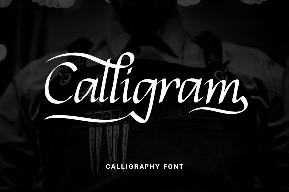 Calligram Calligraphy Font