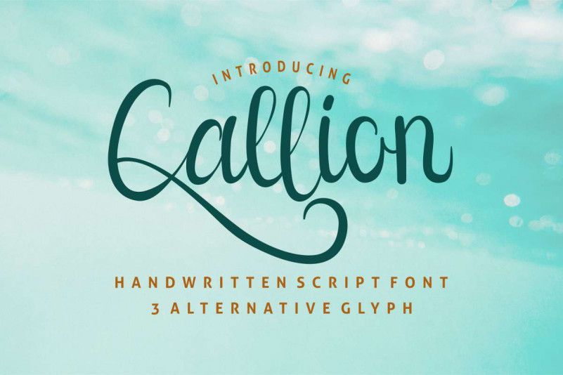 Callion Calligraphy Font