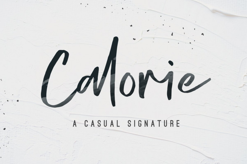 Calorie Script Font