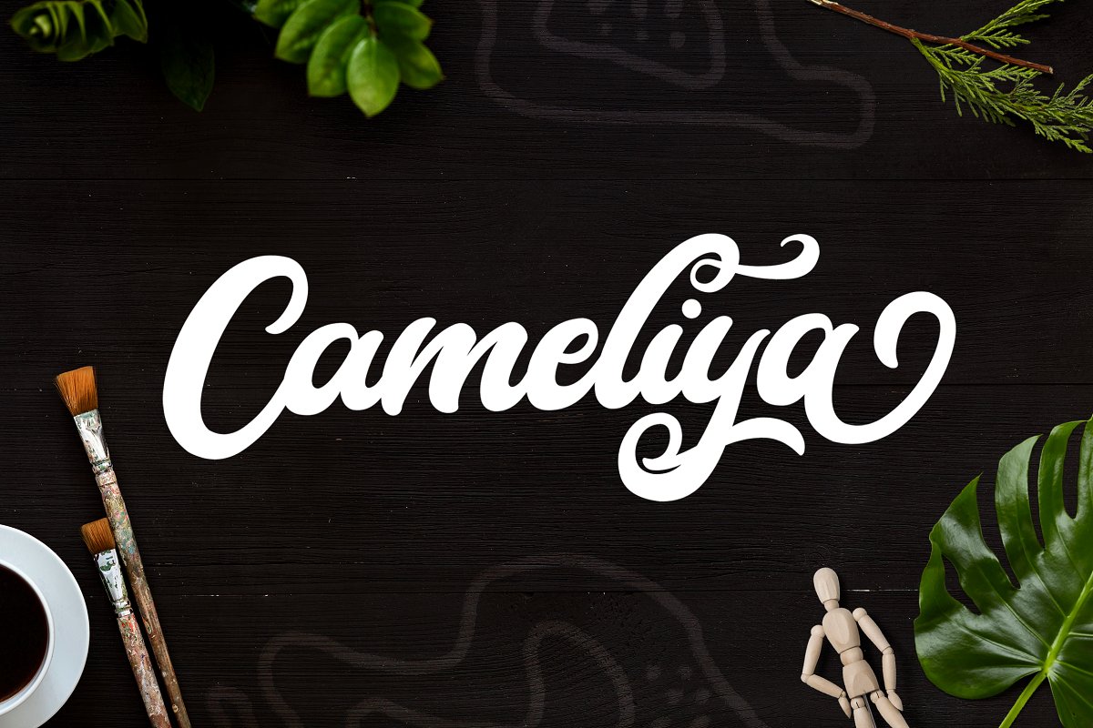 Cameliya Bold Calligraphy Script Font