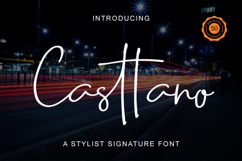 Casttano Handwritten Font