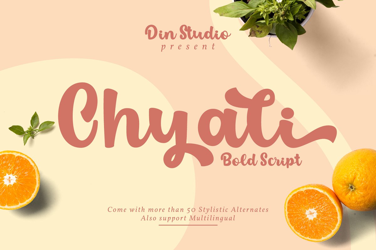 Chyali Bold Script Font