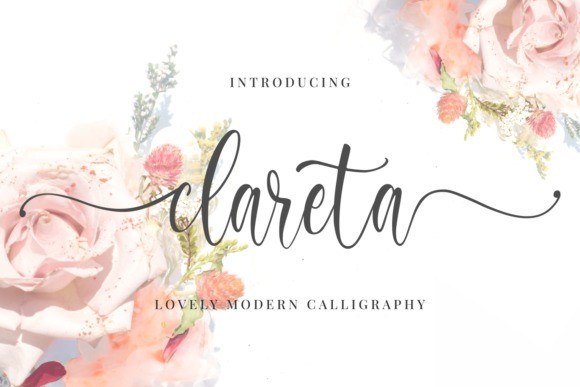 Clareta Modern Calligraphy Font