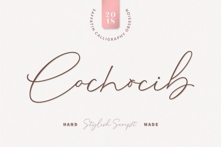 Cochocib Script Font