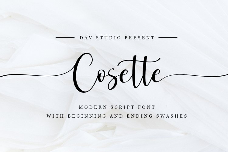 Cosette Calligraphy Script Font