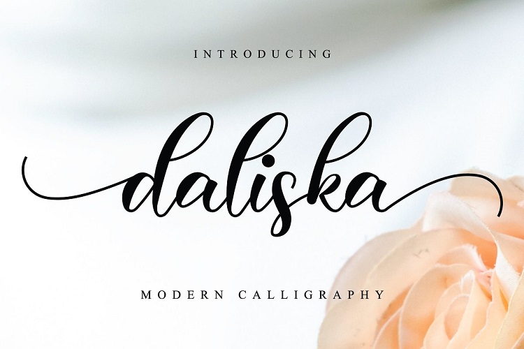 Daliska Modern Calligraphy Font