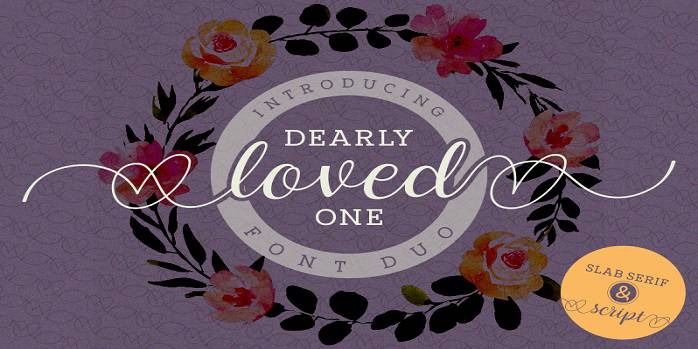 Dearly Loved One Font
