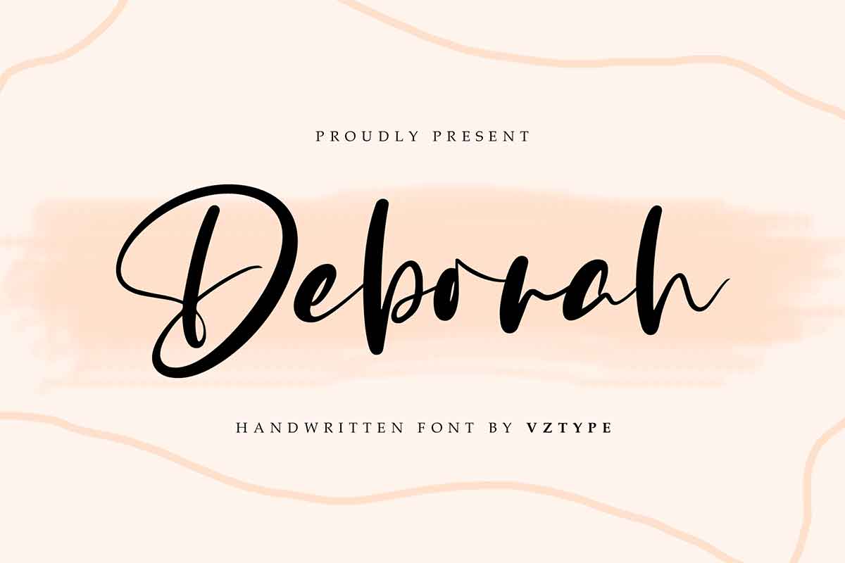 Deborah Handwritten Script Font