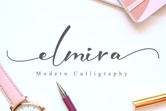Elmira Calligraphy Font