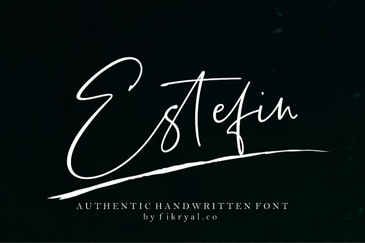 Estefin Script Font