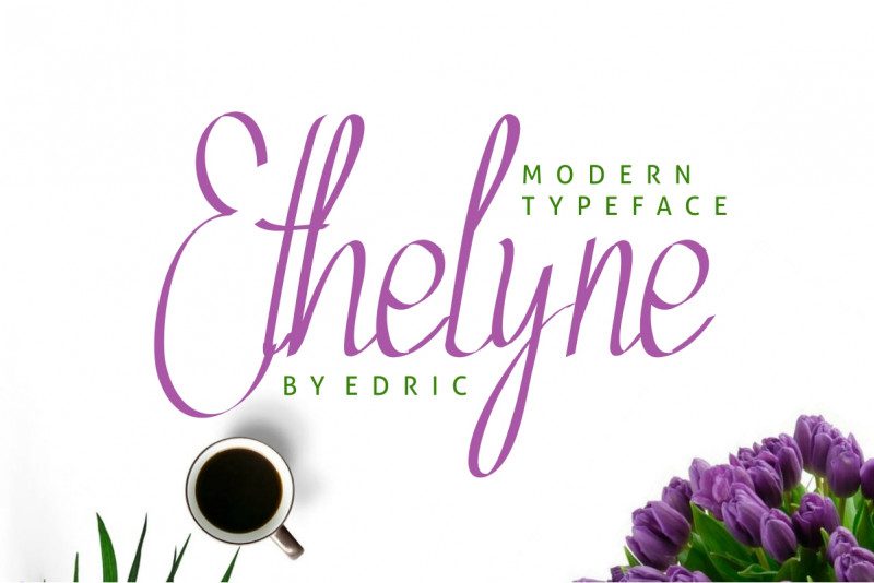Ethelyne Script Font