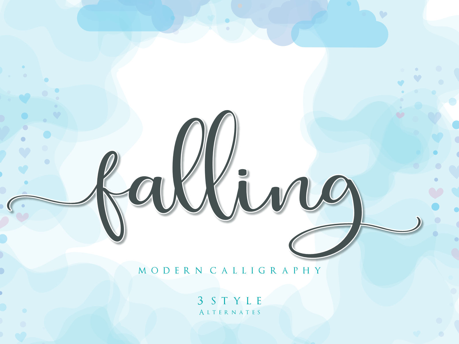Falling Modern Calligraphy Font