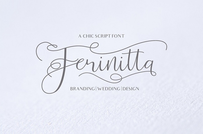 Ferinitta Calligraphy Font