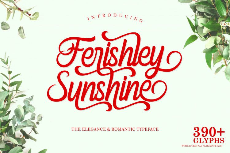 Ferishley Sunshine Script Font