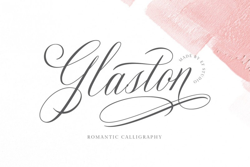 Glaston Calligraphy Font
