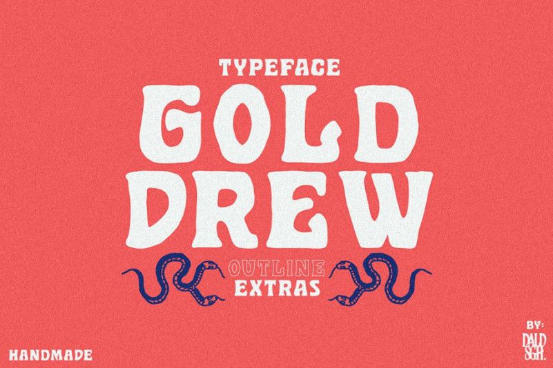 Golddrew Display Font