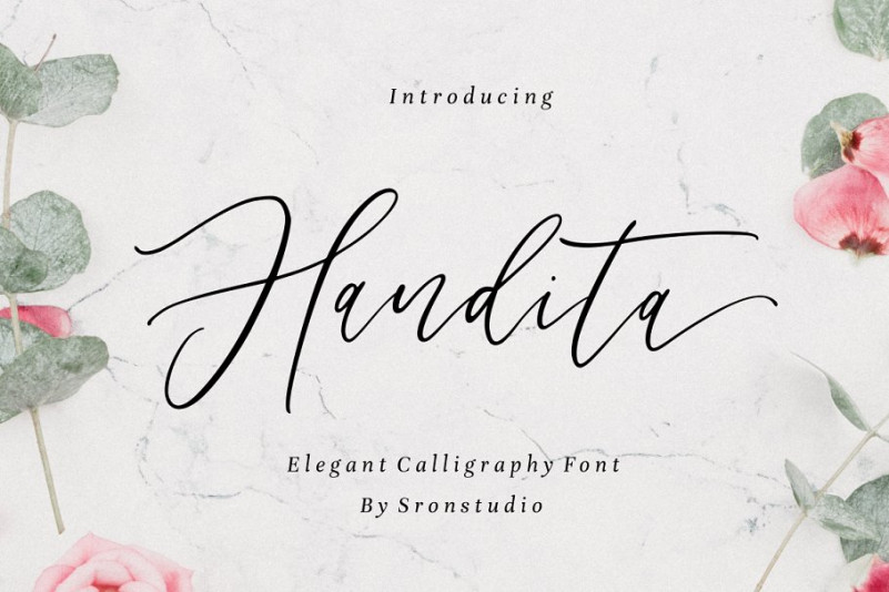 Handita Calligraphy Font