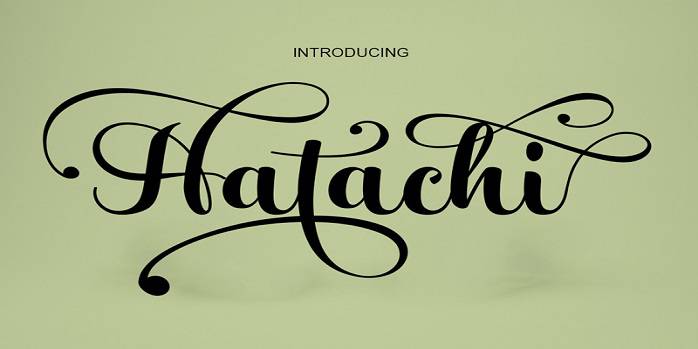 Hatachi Font