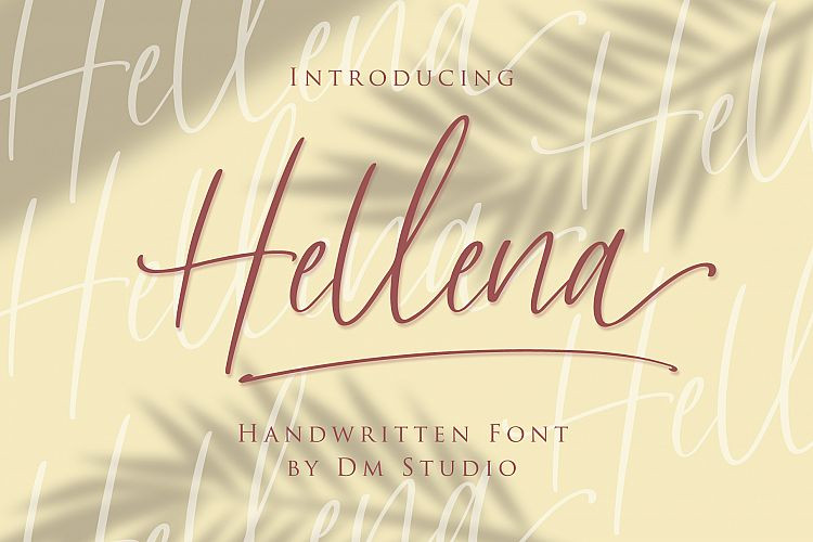 Hellena Handwritten Script Font