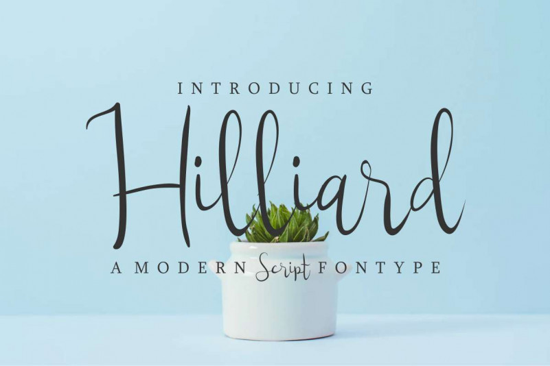 Hilliard Script Font