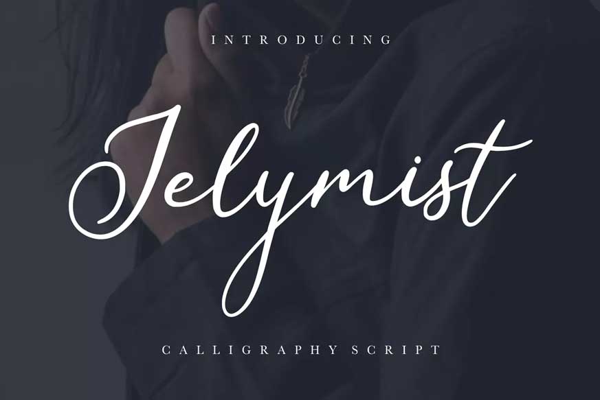 Jelymist Calligraphy Script Font