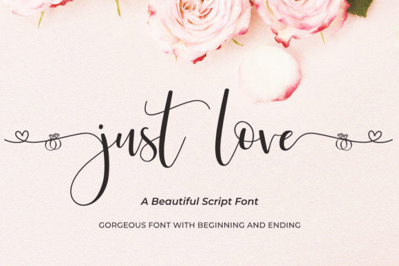 Just Love Calligraphy Script Font