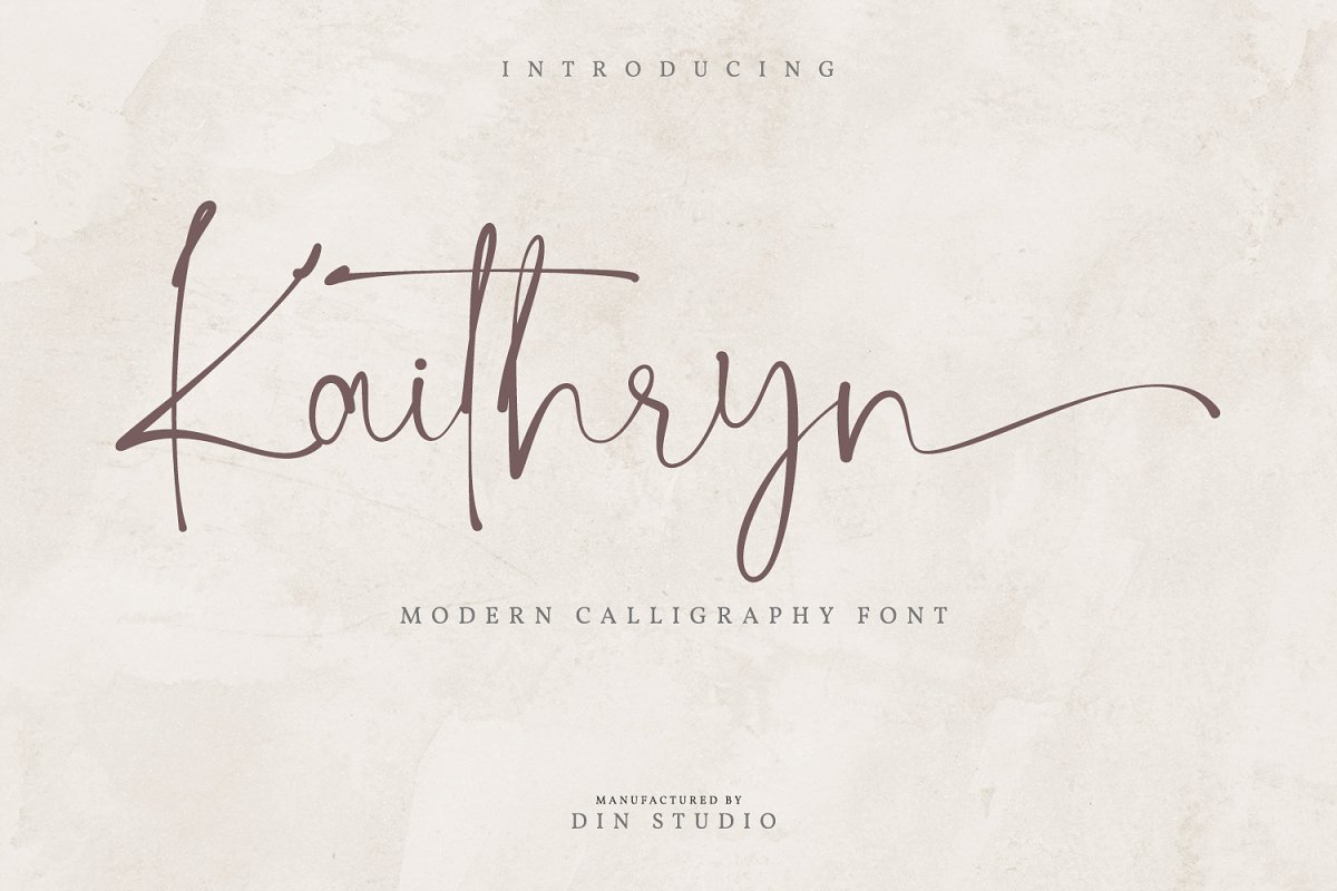 Kaithryn Handwritten Script Font