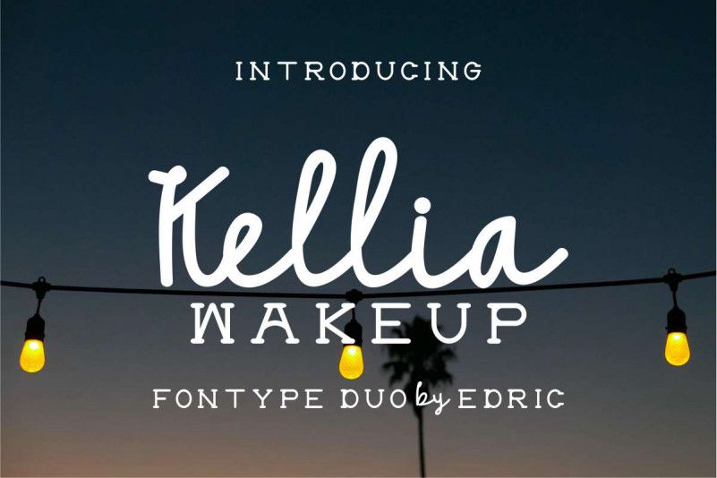 Kellia Wakeup Font Duo