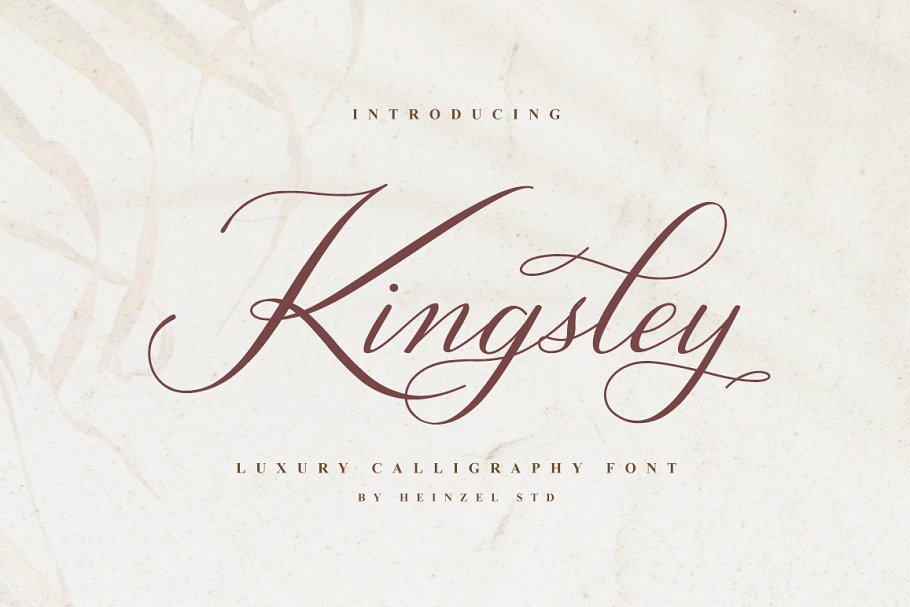 Kingsley Luxury Calligraphy Font