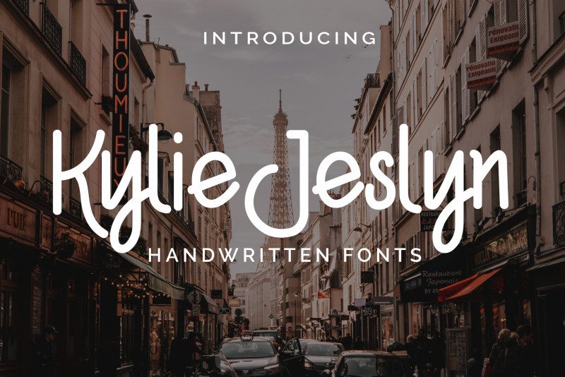 Kylie Jeslyn Handwritten Font