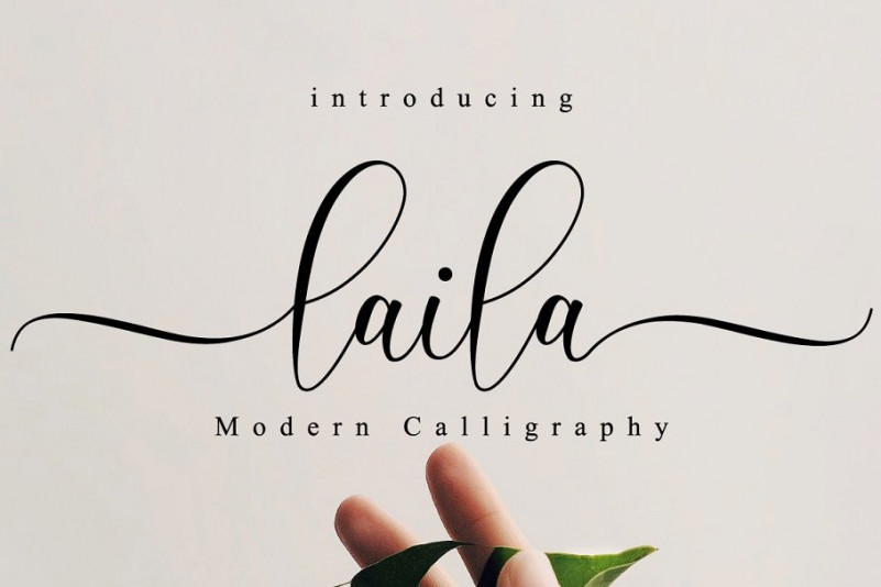 Laila Modern Calligraphy Font