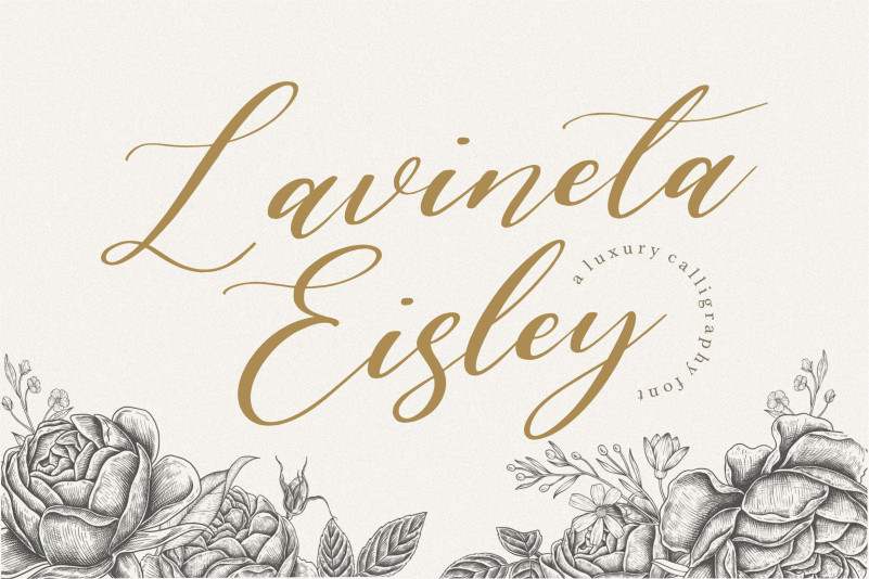 Lavineta Eisley Luxury Calligraphy Font