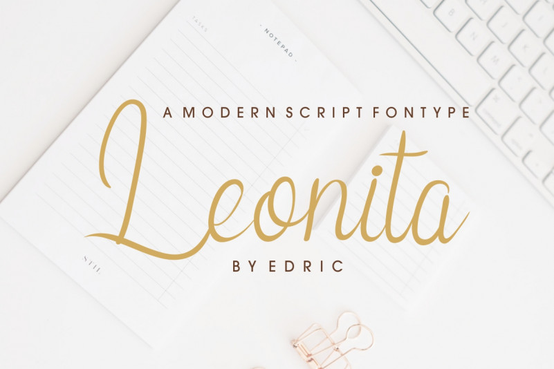 Leonita Calligraphy Font