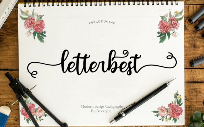 Letterbest Calligraphy Font
